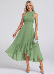 JJ's House Mirelle Floral Print Chiffon Midi Dress