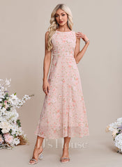 JJ's House Ottilie Floral Print Printed Fabric Maxi Dress