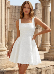 JJ's House Quillon Square Jacquard Dress
