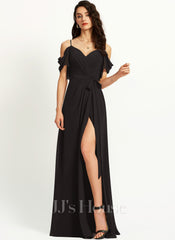 JJ's House Jitrenka A-line Ruffle Chiffon Dress