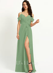 JJ's House Jitrenka A-line Ruffle Chiffon Dress
