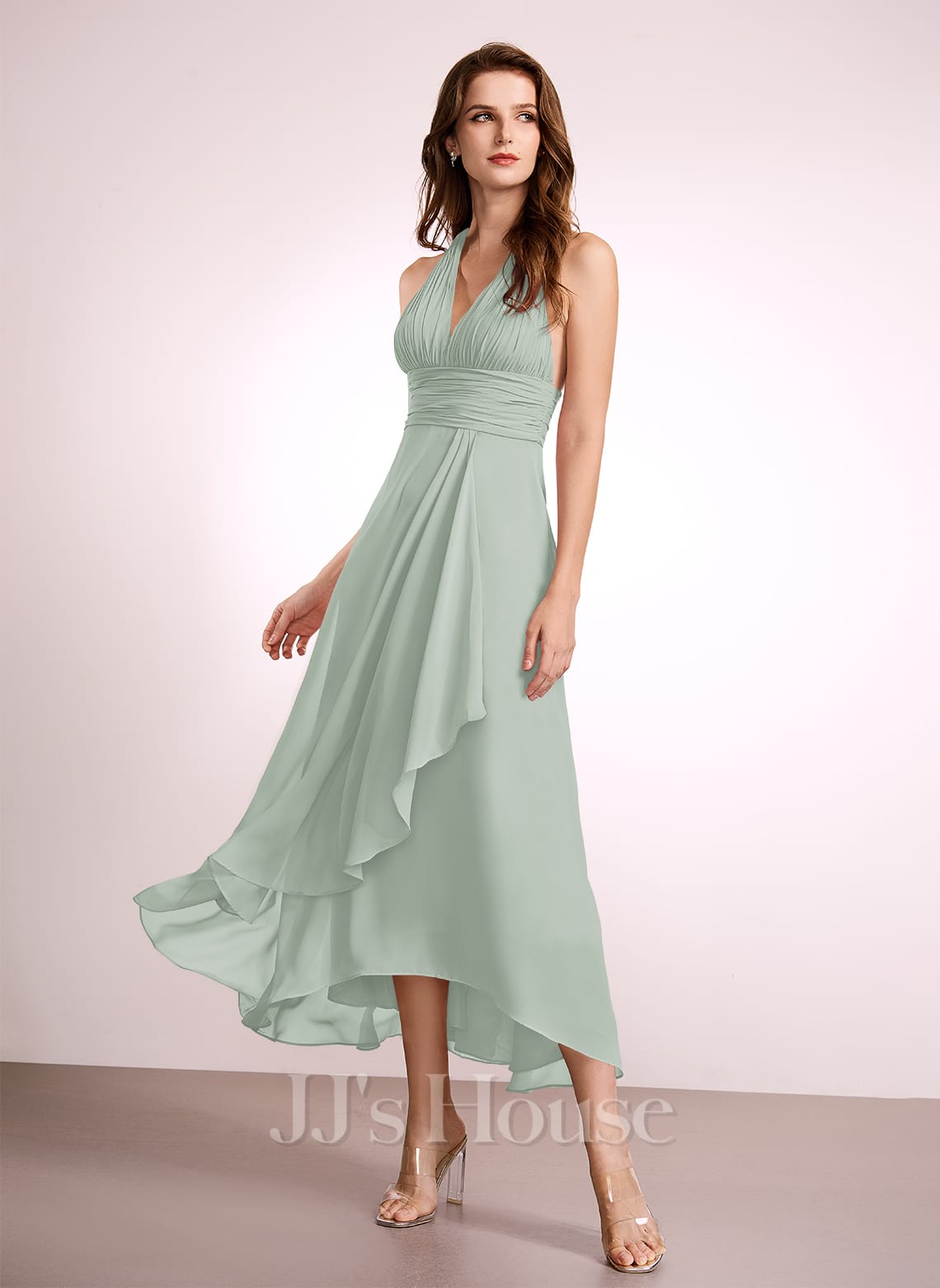 JJ's House Eneye A-line Chiffon Dress