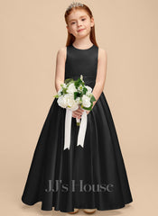 JJ's House Acia A-line Bow Satin Dress
