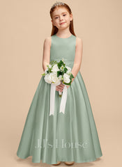 JJ's House Acia A-line Bow Satin Dress