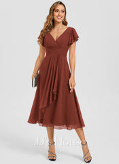 JJ's House Haly Floral Print Printed Fabric Midi Dress