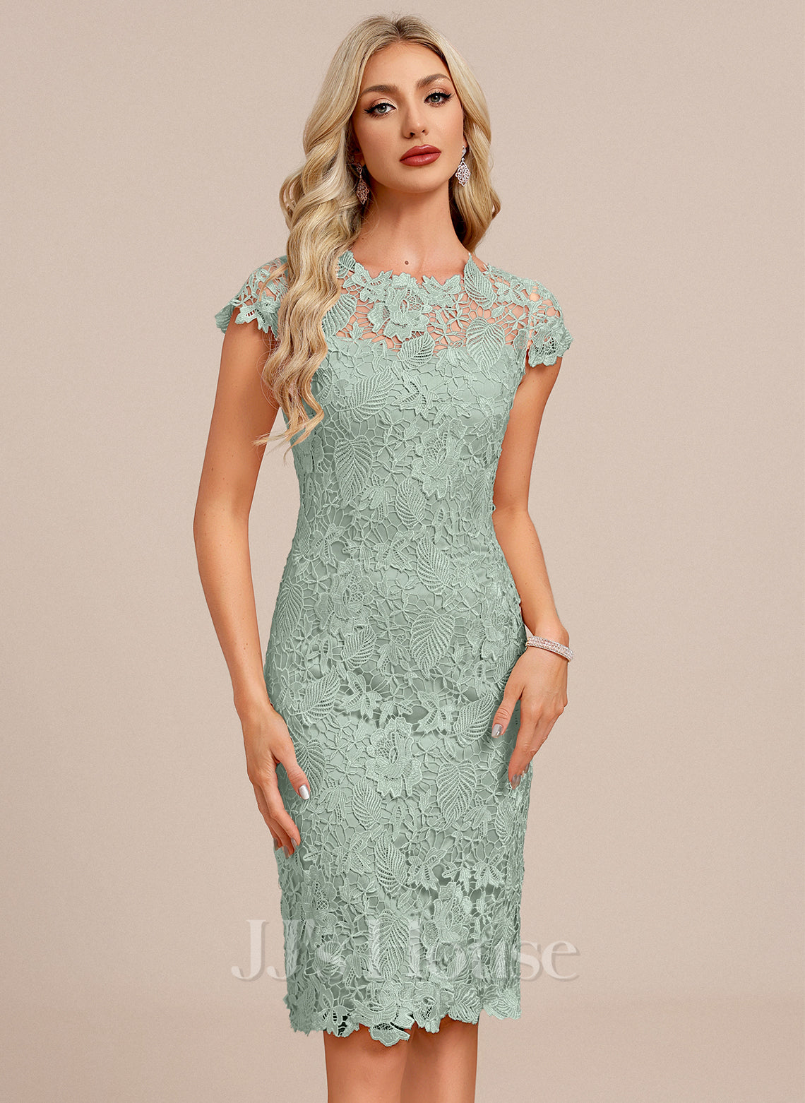 JJ's House Clarine Sheath/Column Sweetheart Sequins Dress