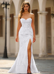 JJ's House Joely Trumpet/Mermaid Sweetheart Corset Lace Dress