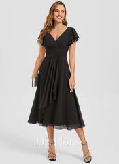 JJ's House Haly Floral Print Printed Fabric Midi Dress