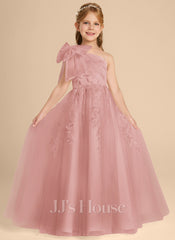 JJ's House Minnow A-line Bow Tulle Dress
