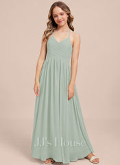 JJ's House Katia Junior A-line Chiffon Dress