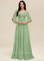 JJ's House Selene A-line Embroidered Lace Dress