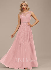 JJ's House Fontella A-line Sequins Tulle Dress