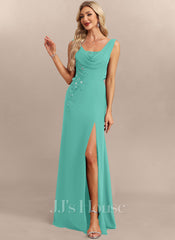 JJ's House Cytherea Sheath/Column Sequins Chiffon Dress