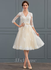 JJ's House Nicole A-line Lace Dress