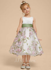 JJ's House Kimaya A-line Bow Satin Dress