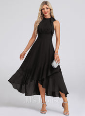 JJ's House Mirelle Floral Print Chiffon Midi Dress