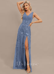 JJ's House Adalina Sheath/Column V-Neck Pleated Lace Dress